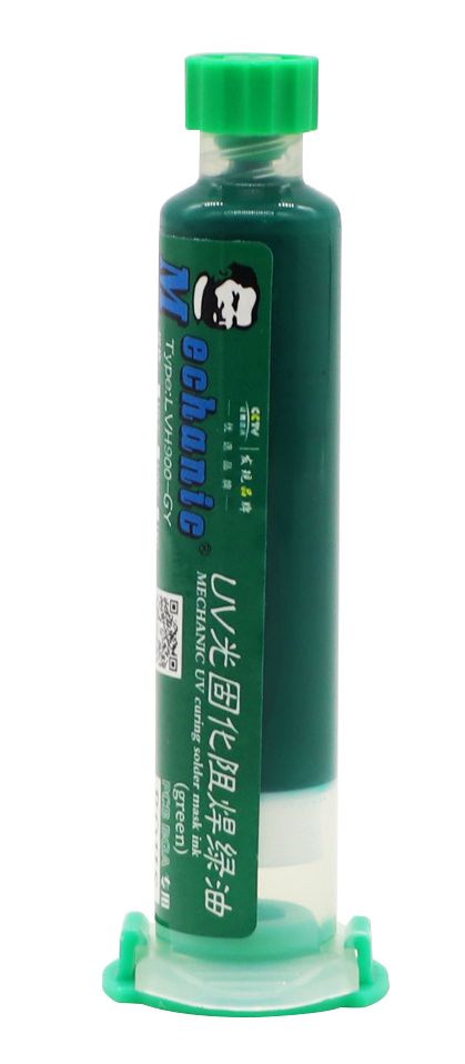 PCB soldeer masker UV inkt RoHS 10cc groen GY-UVH900 02